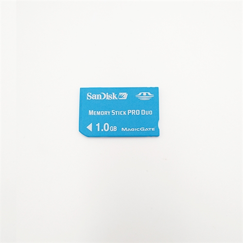 PSP Memory Card - Memory Stick Duo Pro - 1GB - Blå (B Grade) (Genbrug) 